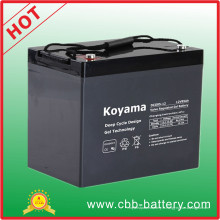 Batterie électrique 85ah de bateau de gel de cycle profond de 12V